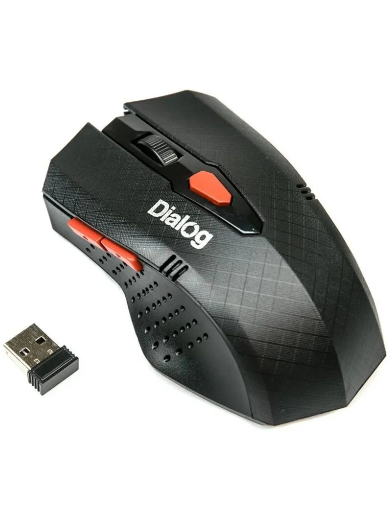 Мышь беспроводная Dialog Pointer MROP-09U черный, 1600 dpi, радиоканал, USB, кнопки - 6