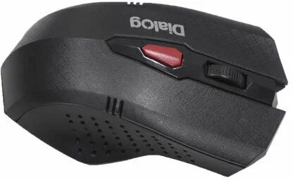 Мышь беспроводная Dialog Pointer MROP-09U черный, 1600 dpi, радиоканал, USB, кнопки - 6