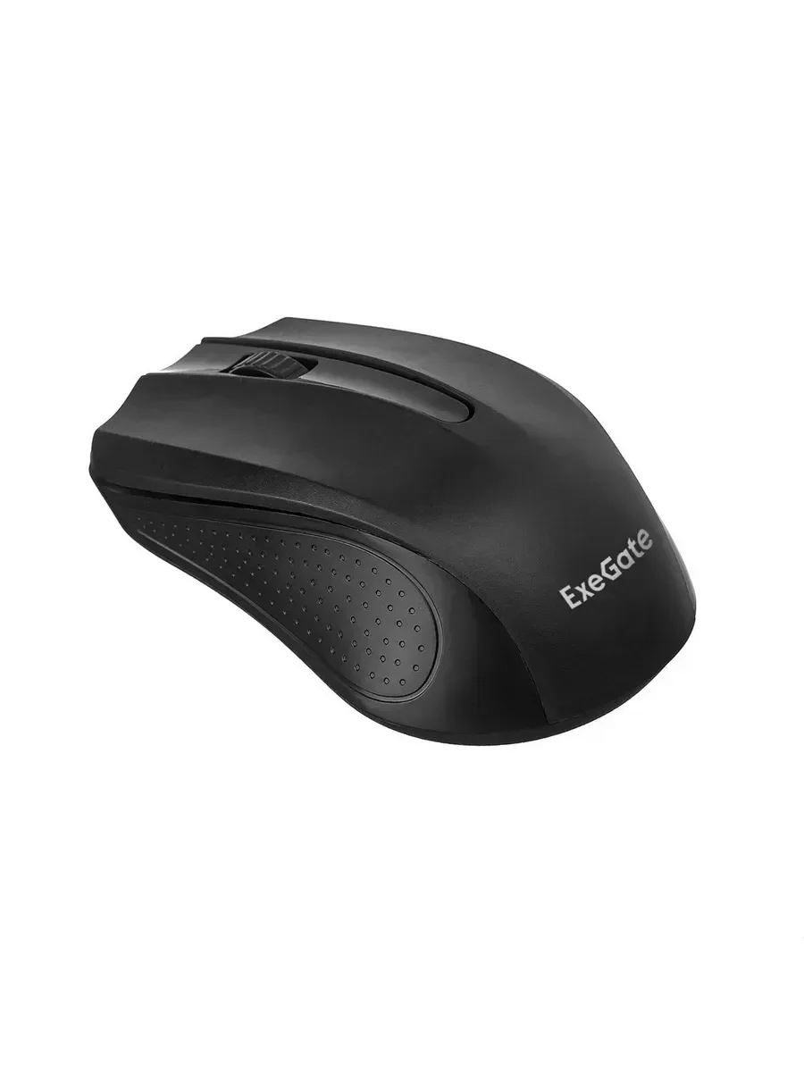 Мышь беспроводная ExeGate Professional Standard SR-9023 черный, 1200 dpi, радиоканал, USB, кнопки - 3
