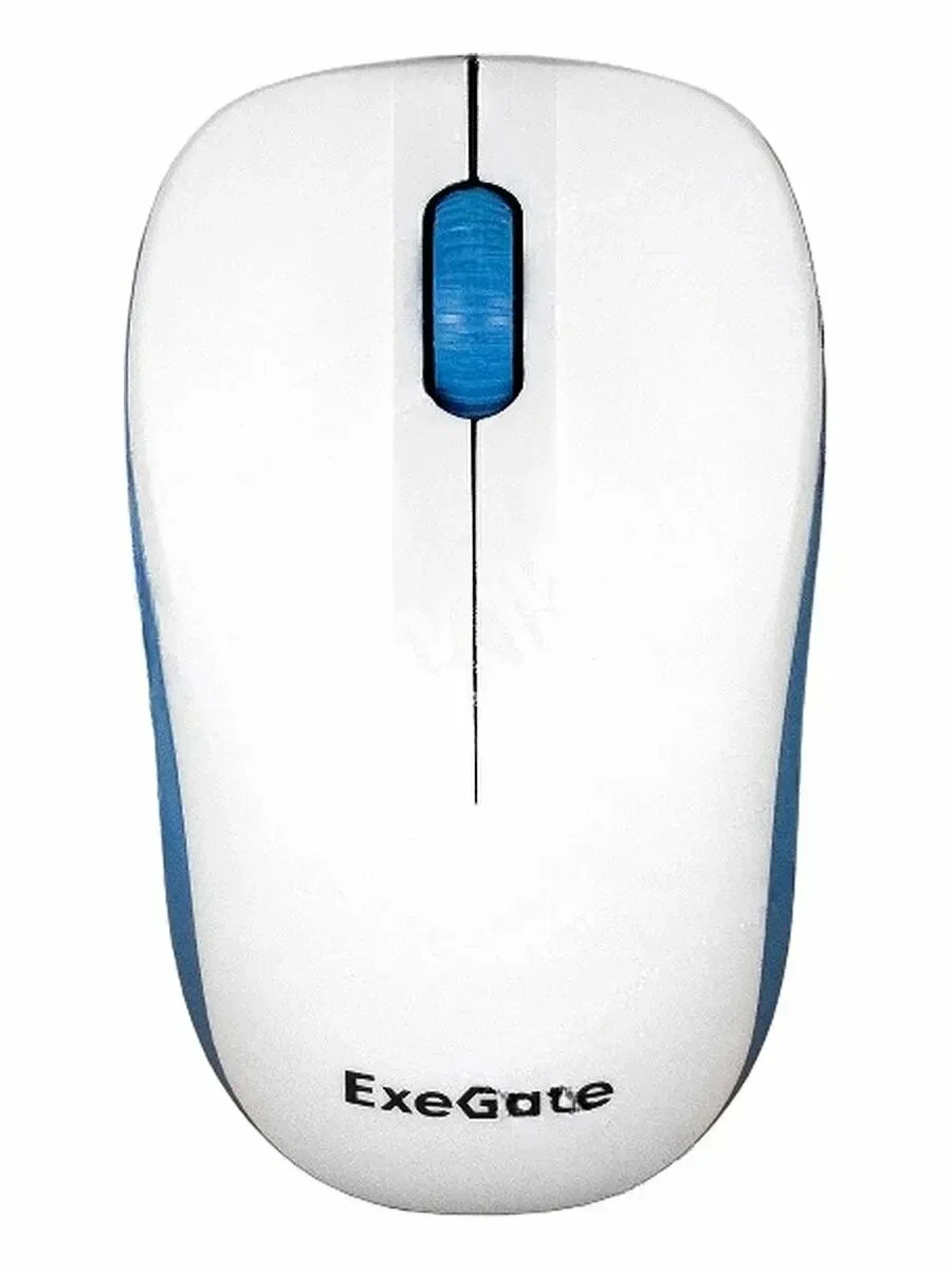 Мышь беспроводная ExeGate Professional Standard SR-9055W белый, 1200 dpi, радиоканал, USB, кнопки - 3