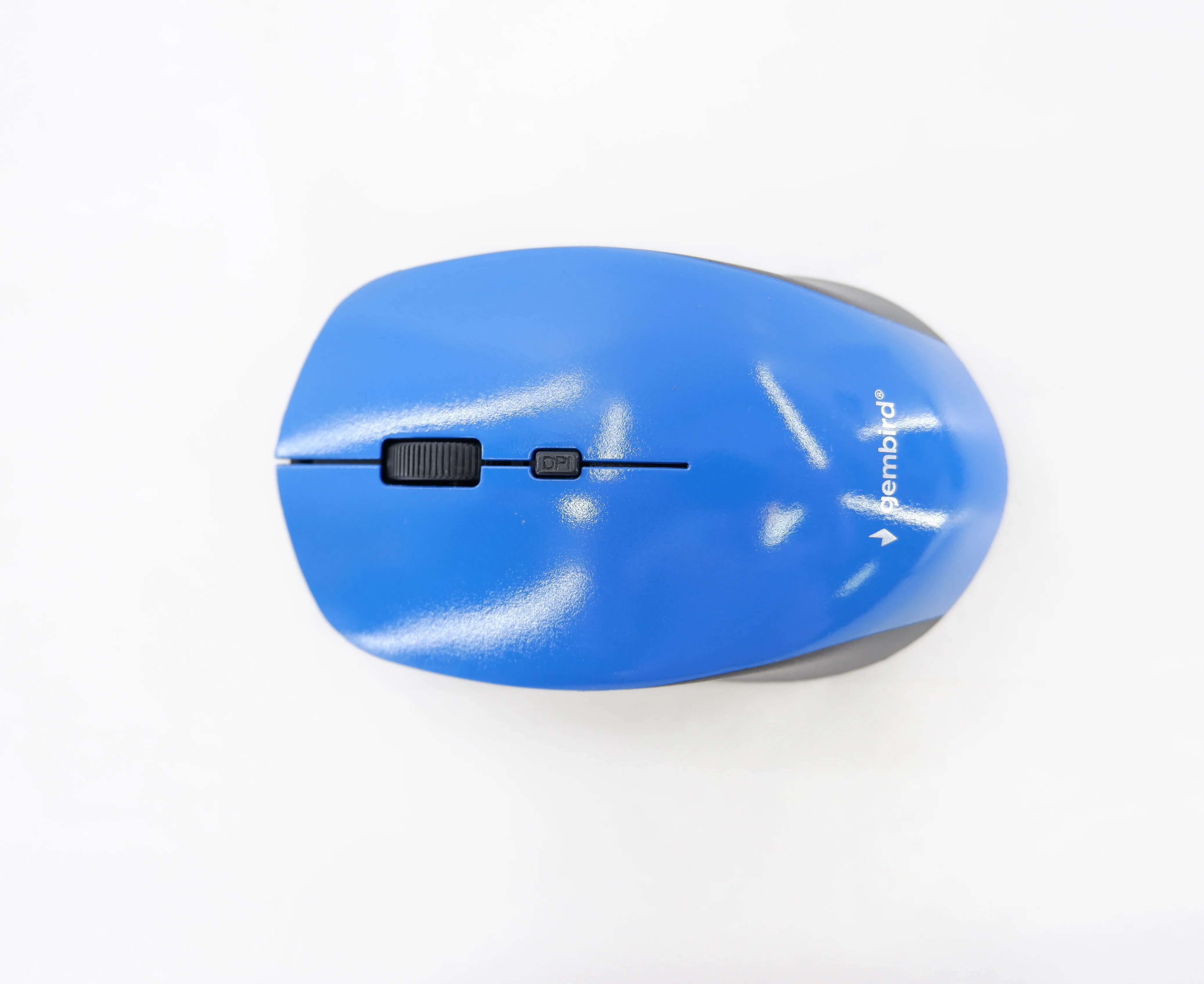 Мышь беспроводная Gembird MUSW-250-2 синий, 1600 dpi, радиоканал, USB, кнопки - 4
