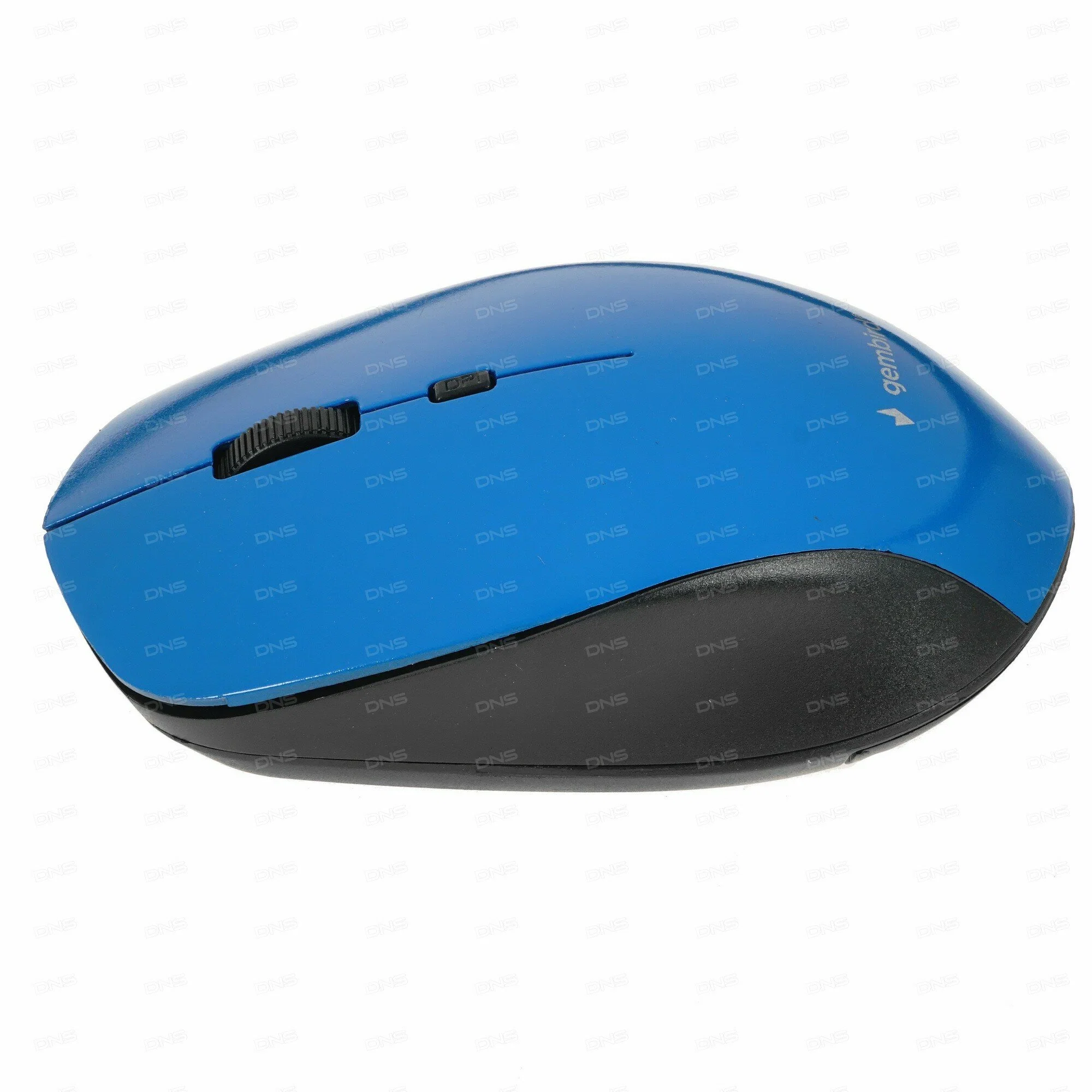 Мышь беспроводная Gembird MUSW-250-2 синий, 1600 dpi, радиоканал, USB, кнопки - 4