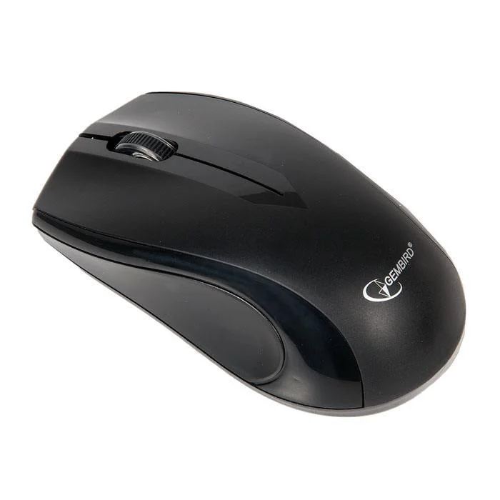 Мышь беспроводная Gembird MUSW-320 черный, 1000 dpi, радиоканал, USB, кнопки - 3