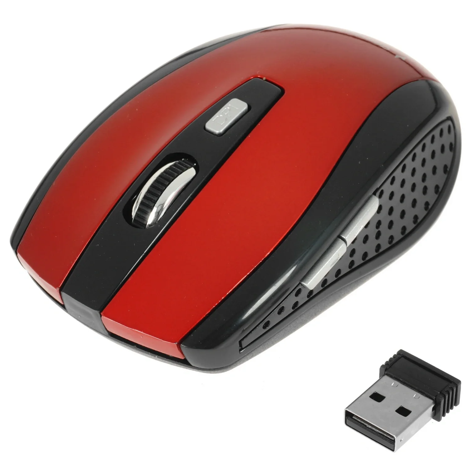 Мышь беспроводная Gembird MUSW-330-3 красный, 2400 dpi, радиоканал, USB, кнопки - 6