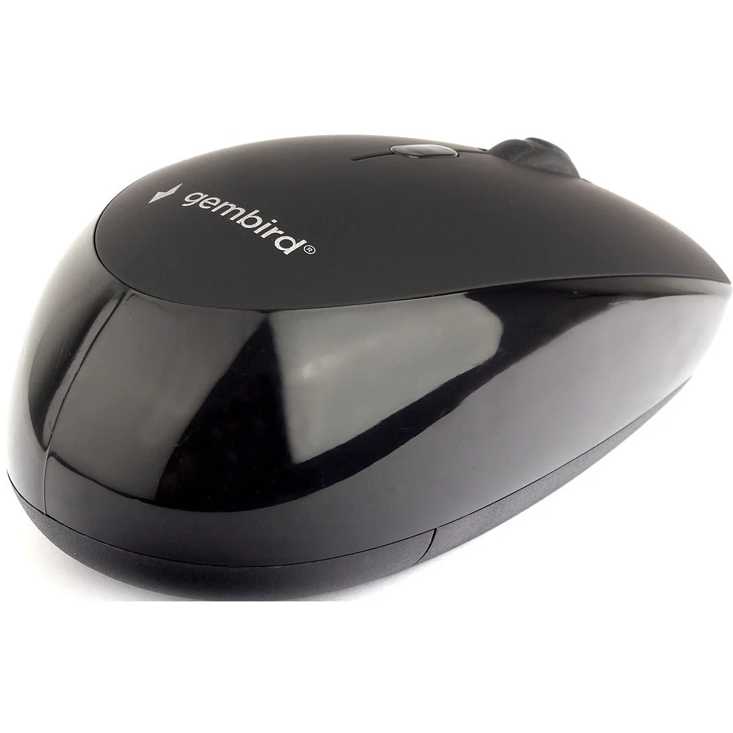 Мышь беспроводная Gembird MUSW-354 черный, 1600 dpi, радиоканал, USB, кнопки - 4