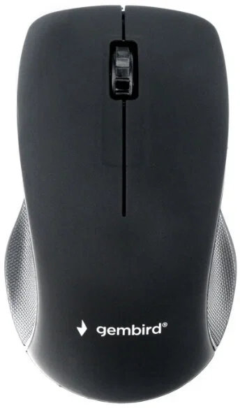 Мышь беспроводная Gembird MUSW-354 черный, 1600 dpi, радиоканал, USB, кнопки - 4