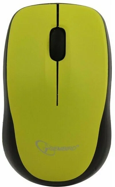 Мышь беспроводная Gembird MUSW-360-LM желтый, 1000 dpi, радиоканал, USB, кнопки - 3