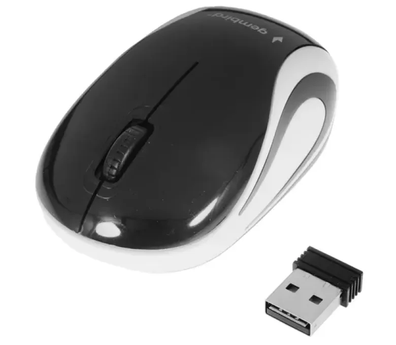Мышь беспроводная Gembird MUSW-610 черный, 1200 dpi, радиоканал, USB, кнопки - 3