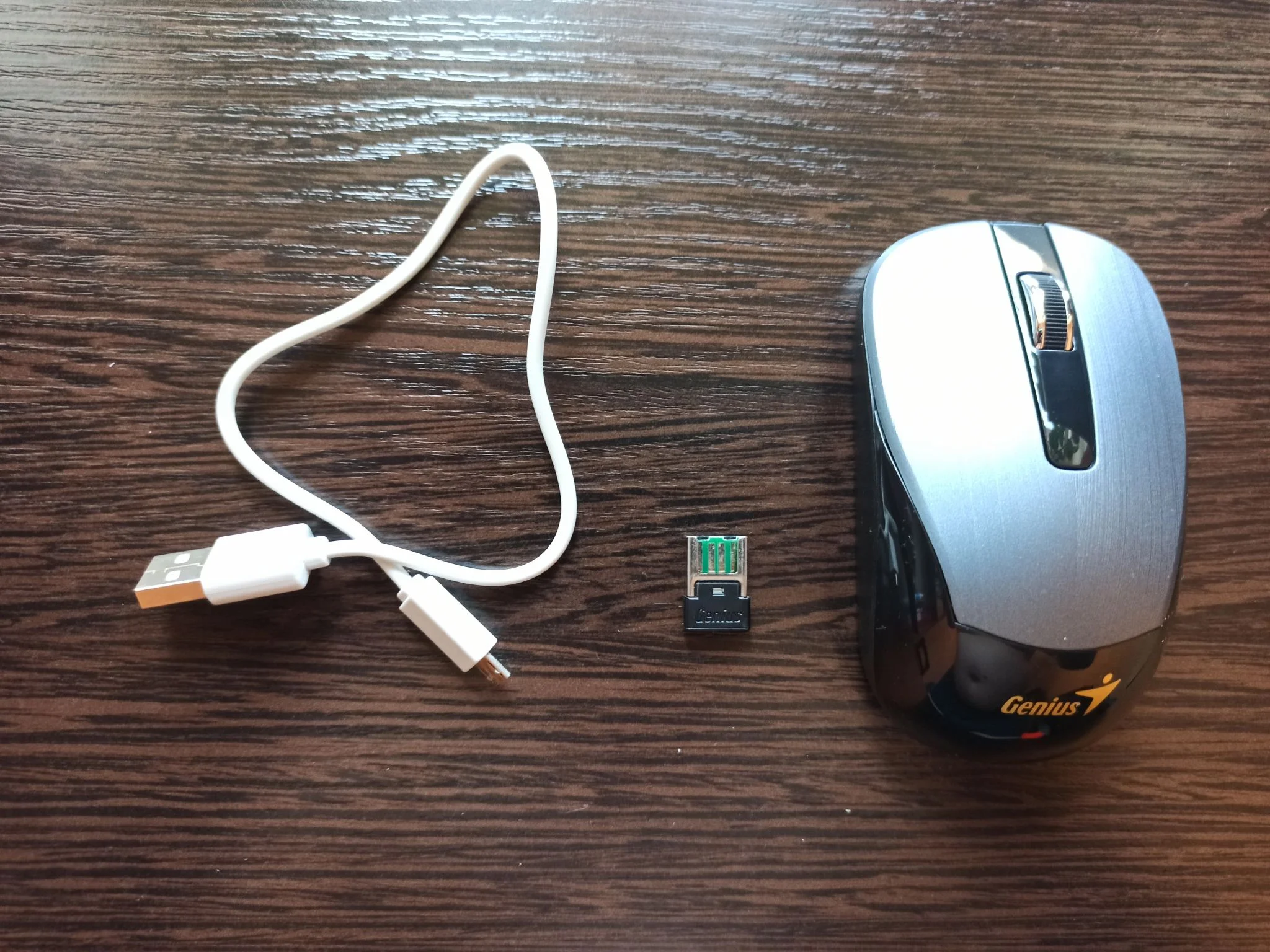 Мышь Беспроводная Genius ECO-8015 Iron Grey