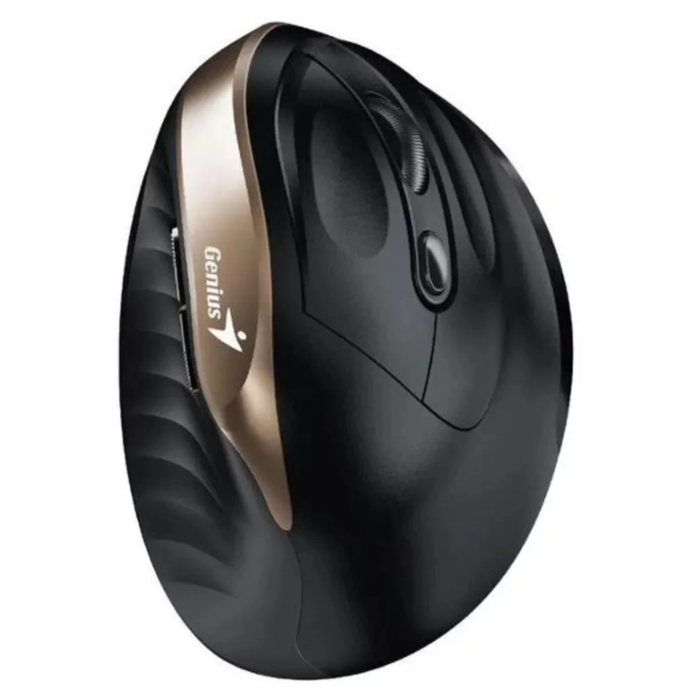Мышь беспроводная Genius Ergo 8250S серебристый, 1600 dpi, радиоканал, USB, кнопки - 6