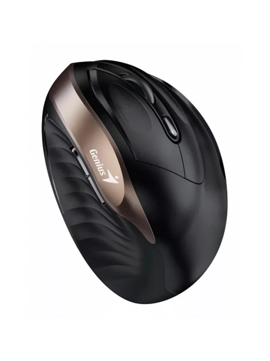 Мышь беспроводная Genius Ergo 8250S черный, 1600 dpi, радиоканал, USB, кнопки - 6
