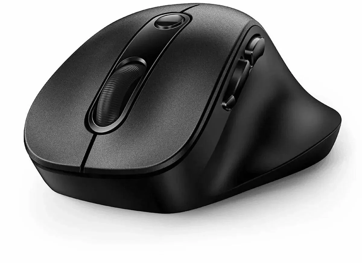 Мышь беспроводная Genius Ergo 9000S черный, 2400 dpi, радиоканал, Bluetooth, USB, кнопки - 6