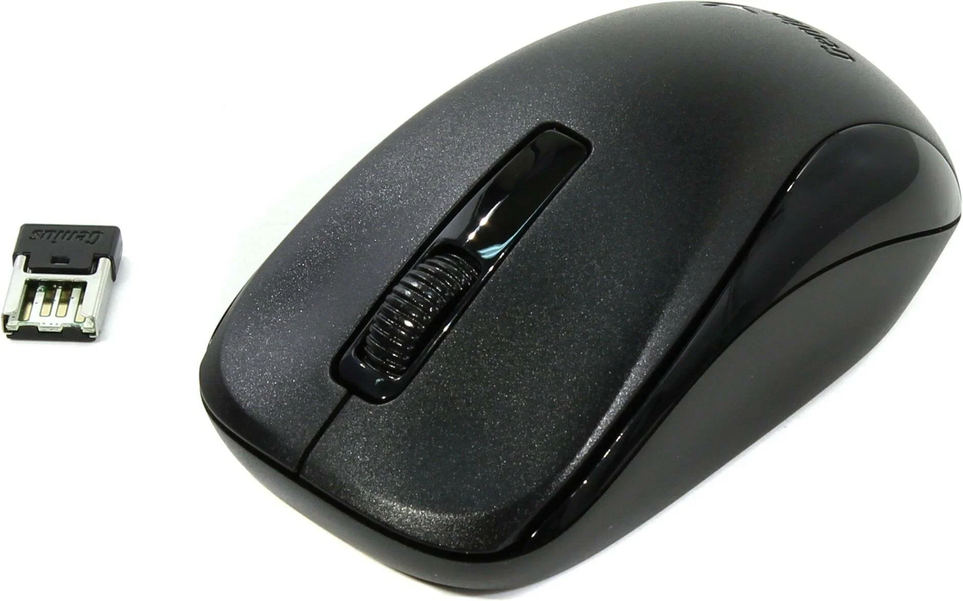Мышь беспроводная Genius NX-7005 черный, 1200 dpi, радиоканал, USB, кнопки - 3