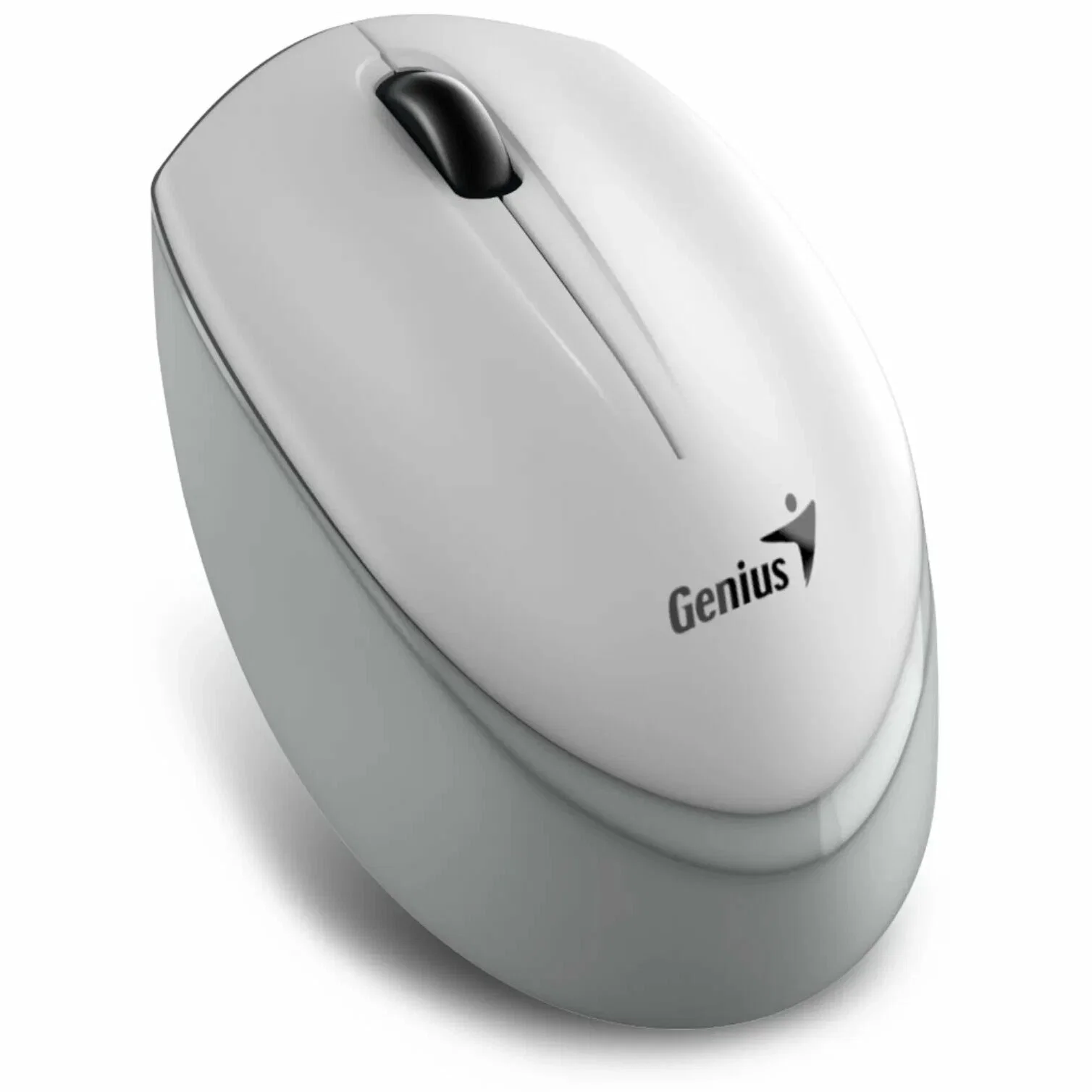 Мышь беспроводная Genius NX-7009 белый/серый, 1200 dpi, радиоканал, USB, кнопки - 3