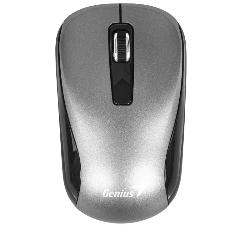 Мышь беспроводная Genius NX-7010 серый, 1200 dpi, радиоканал, USB, кнопки - 3
