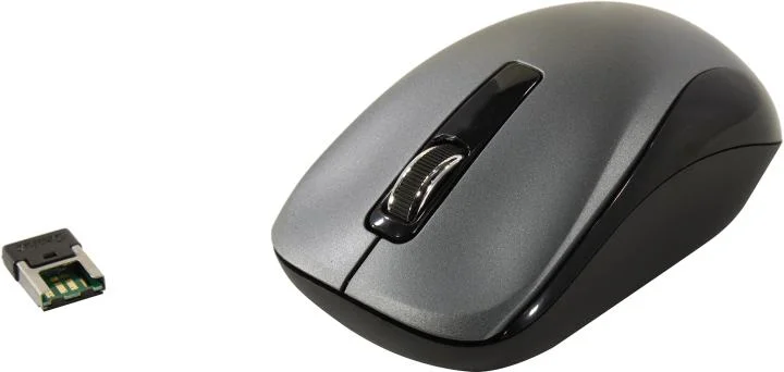 Мышь беспроводная Genius NX-7010 серый, 1200 dpi, радиоканал, USB, кнопки - 3