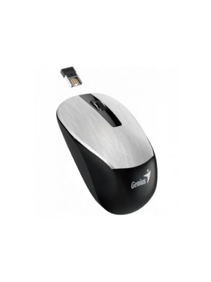 Мышь беспроводная Genius NX-7015 черный, 1200 dpi, радиоканал, USB, кнопки - 3