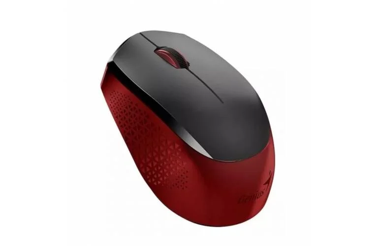 Мышь беспроводная Genius NX-8000S черный/красный, 1200 dpi, радиоканал, USB, кнопки - 3