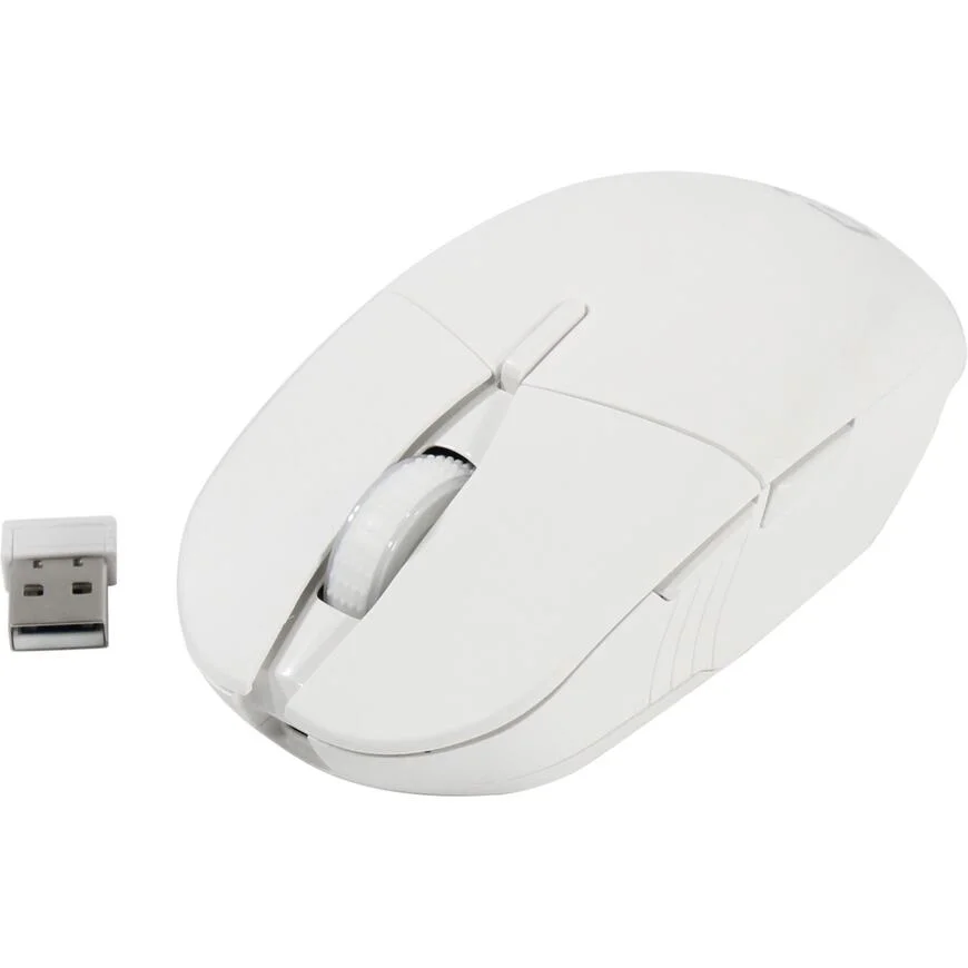 Мышь беспроводная Genius Scorpion M8250 белый, 3200 dpi, радиоканал, Bluetooth, USB, кнопки - 6