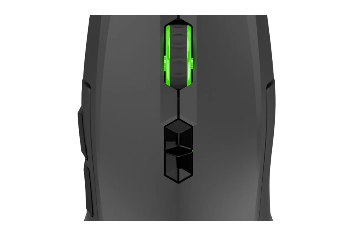 Мышь беспроводная Harper Gaming Spigot WGM-01 черный, 4000 dpi, радиоканал, USB, кнопки - 7