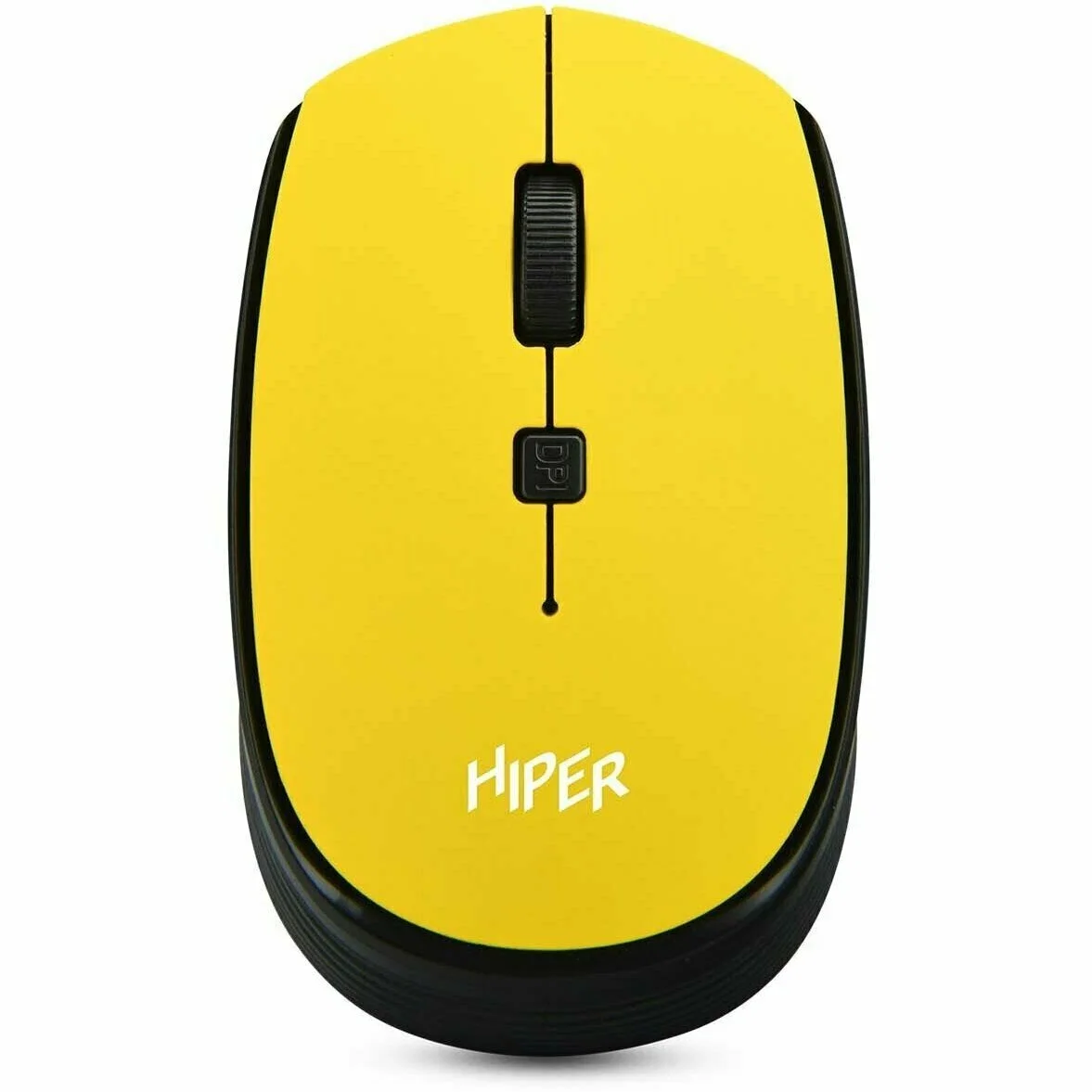 Мышь беспроводная HIPER HOMW-085 желтый, 1600 dpi, радиоканал, USB, кнопки - 4