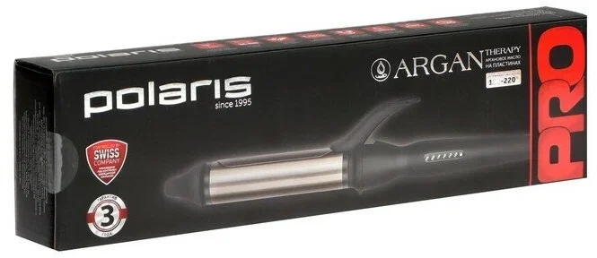 Щипцы Polaris PHS 3410TAi Argan Therapy PRO турмалиновое