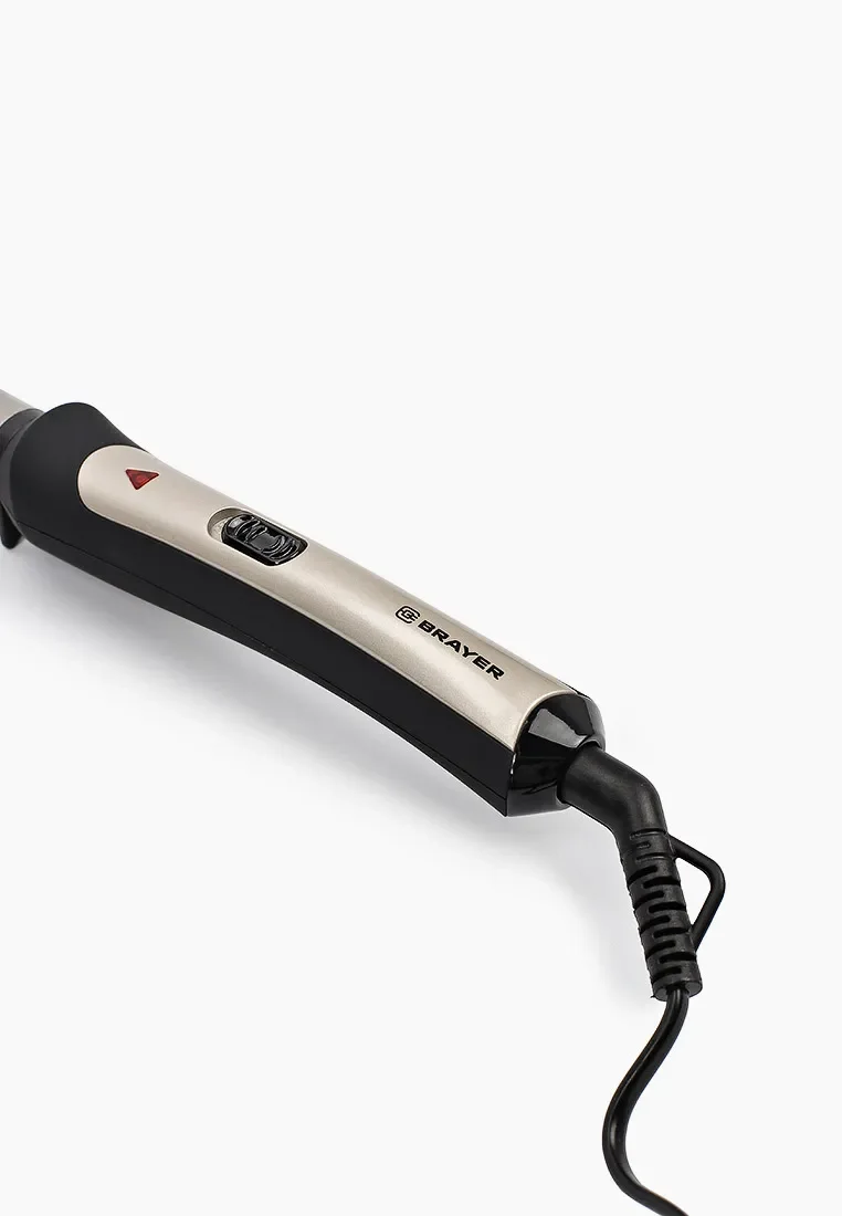 Щипцы для завивки волос BRAYER BR3211 серый, 32 мм, 200 °C, 6 режимов