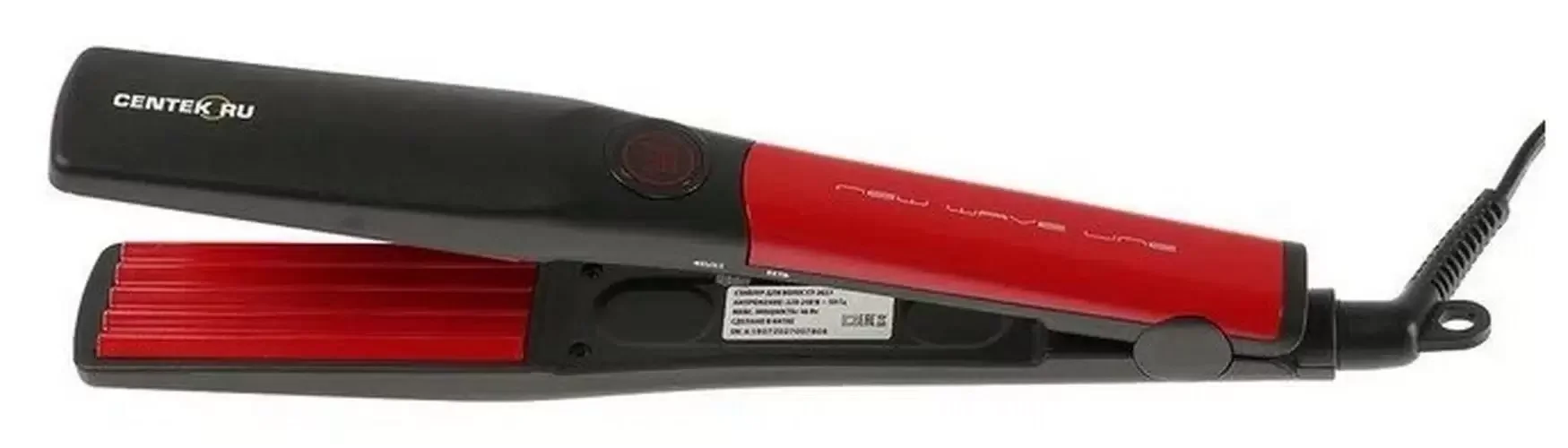 Щипцы для завивки волос Centek CT-2027 черный/красный, 31 мм, 230 °C, 1 режим