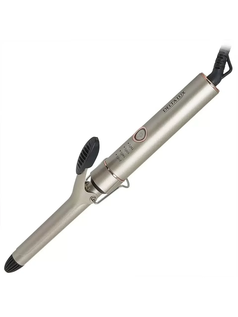 Щипцы для завивки волос DELTA LUX DE-5400 серый, 19 мм, 210 °C, 4 режима