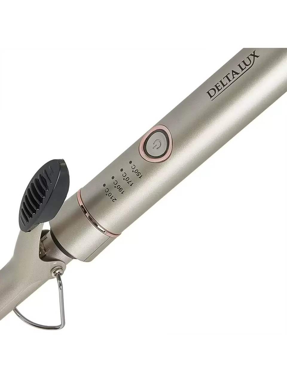 Щипцы для завивки волос DELTA LUX DE-5400 серый, 19 мм, 210 °C, 4 режима