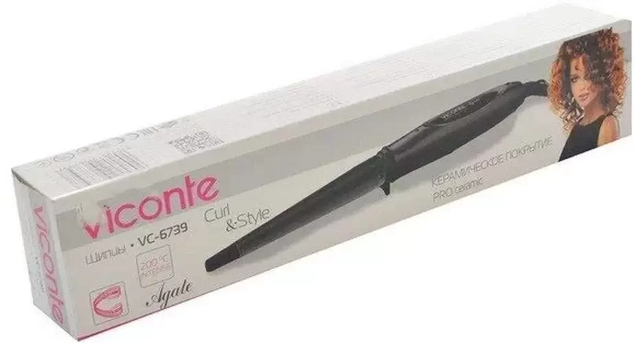 Щипцы для завивки конусные Viconte VC-6739