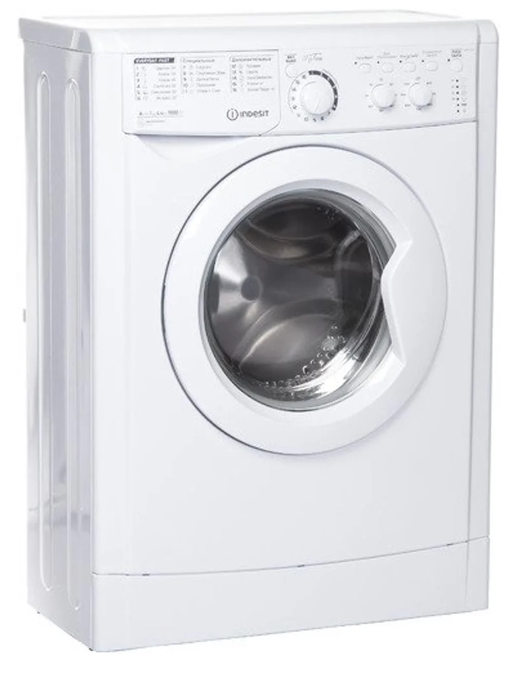 Стиральная машина INDESIT EWUC 4105 белый 4кг, 1000 об/мин, 60х33х85 см