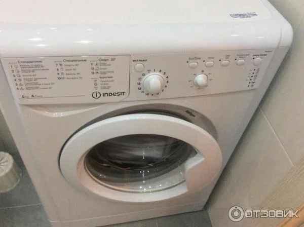Стиральная машина Indesit IWUB 4105 белая, фронтальная, класс: A, макс. загрузка:4кг, 85х60х33см, 10