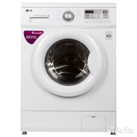 Стиральная машина LG F10B8MD белый (60x44x85 см, 5,5 кг,1000 об/мин)