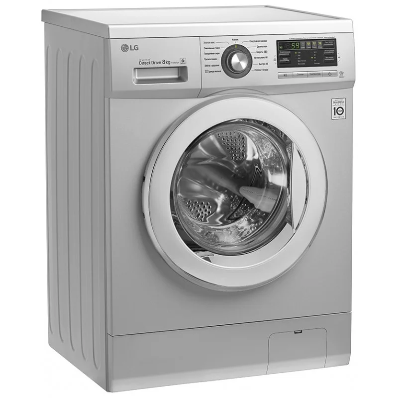 Стиральная машина LG F1296TD4 (8кг, 1200об, кл А, 60х85х55см)