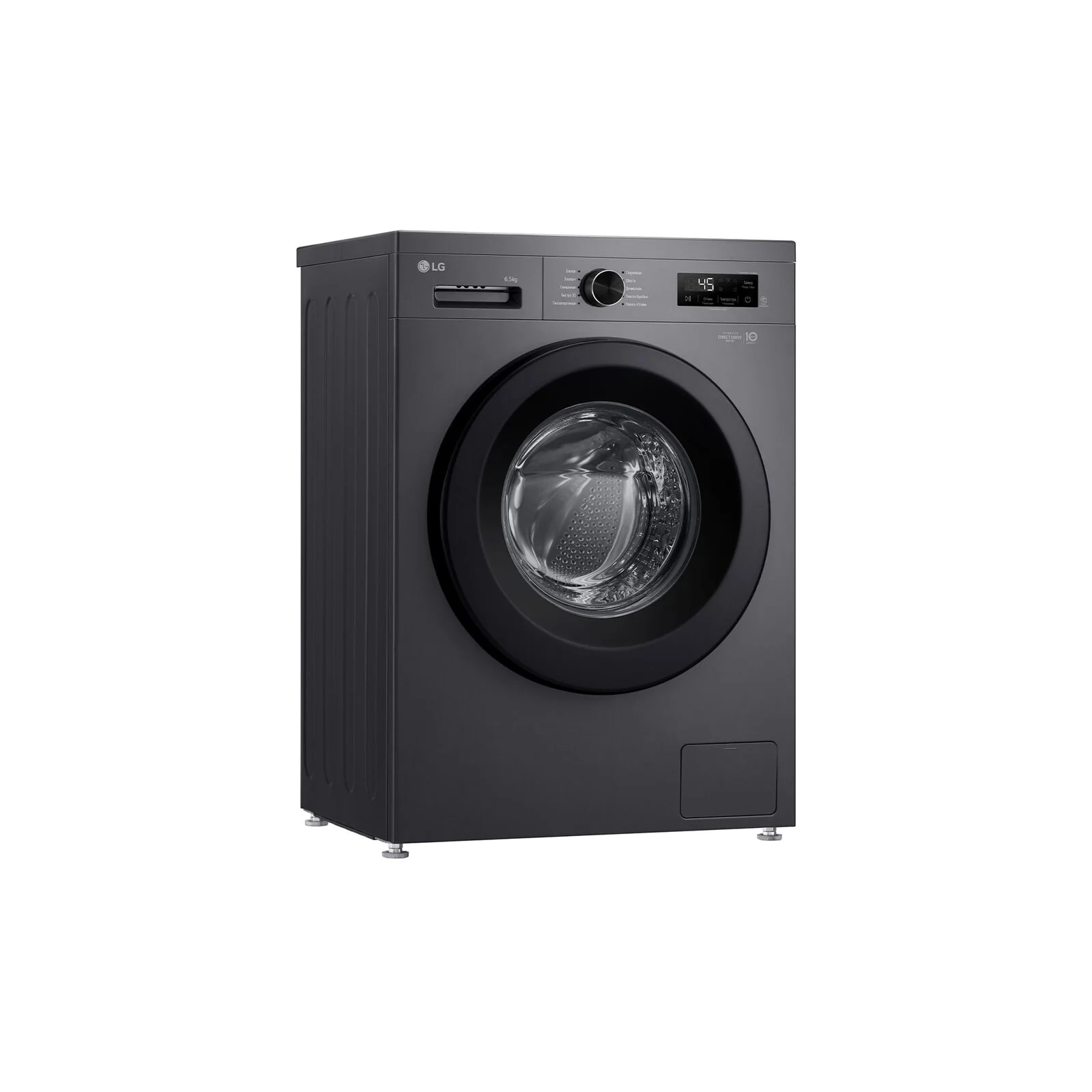 Стиральная машина LG F2Y1WS6J кл.:A фронт. макс.:6.5кг темно-серый инвертер