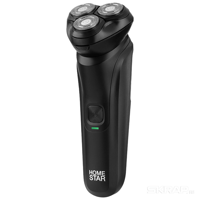 Электробритва HomeStar HS-9089, 3Вт, Li-ion 18650, 3,7 В, 1200 мАч, 90мин
