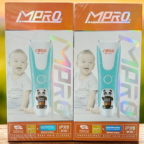 Машинка для стрижки MPRO MP-965 детская, Display, Насадки, 600 mAh, USB,