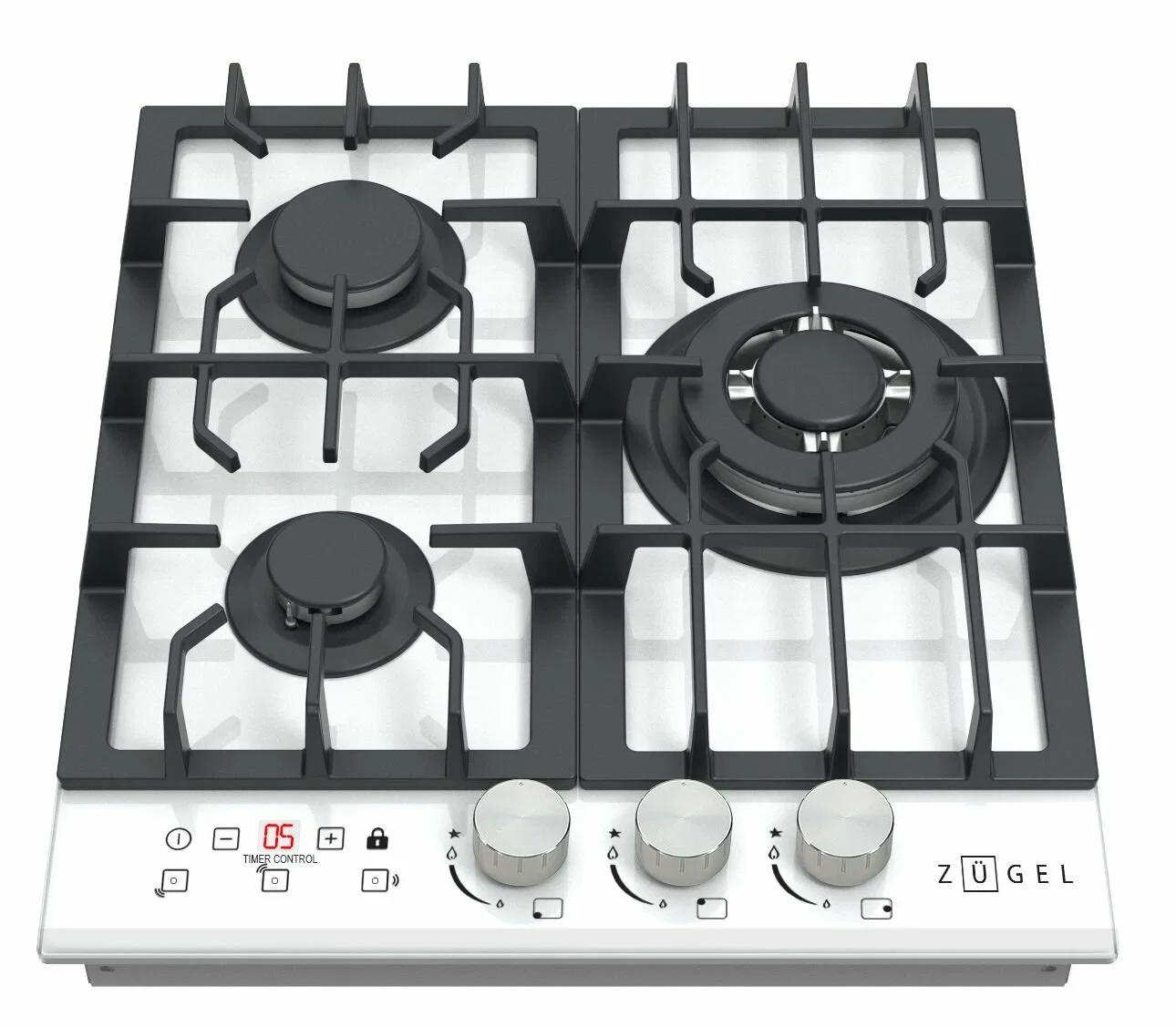Газовая варочная панель Zugel ZGH453W