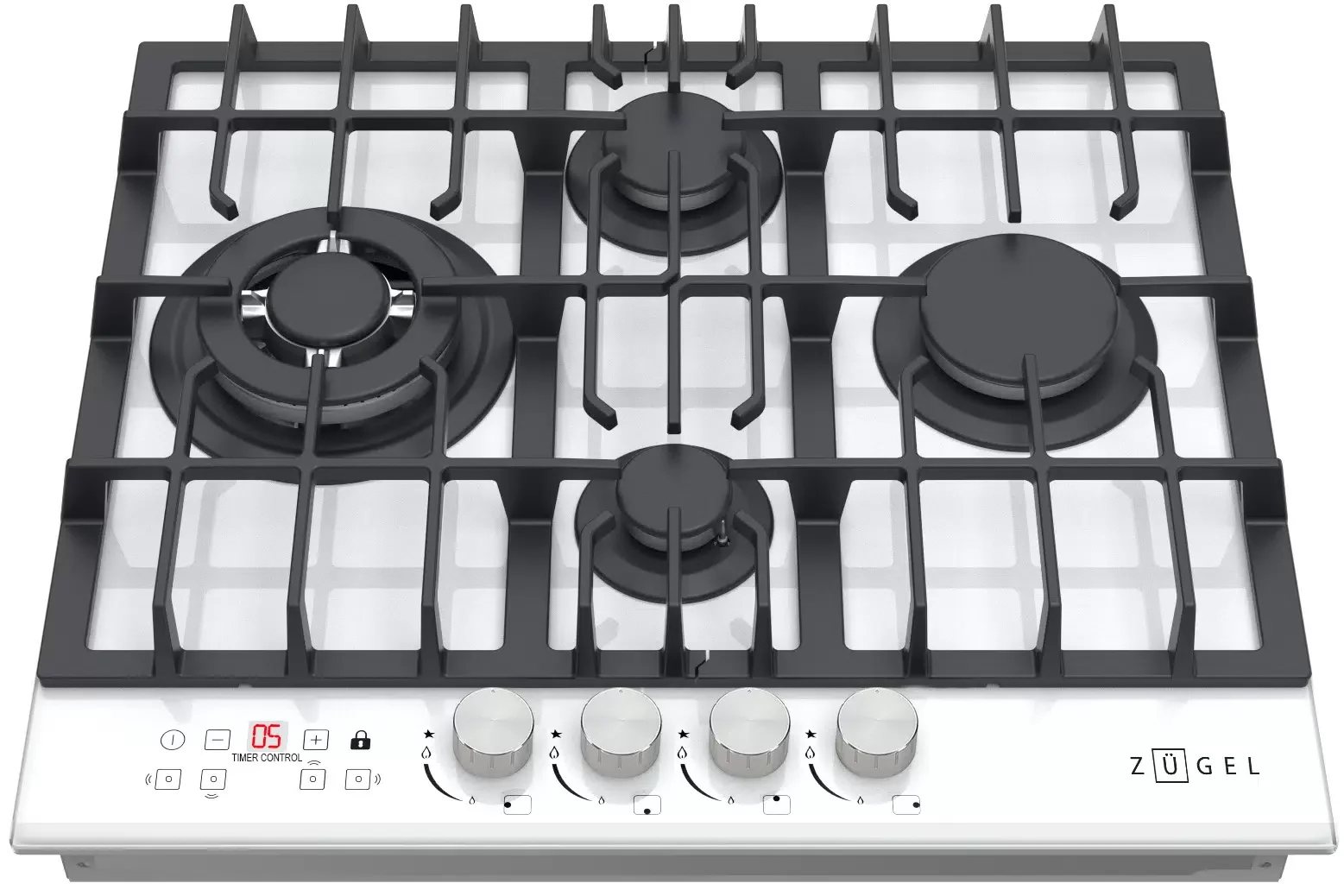 Газовая варочная панель Zugel ZGH600W