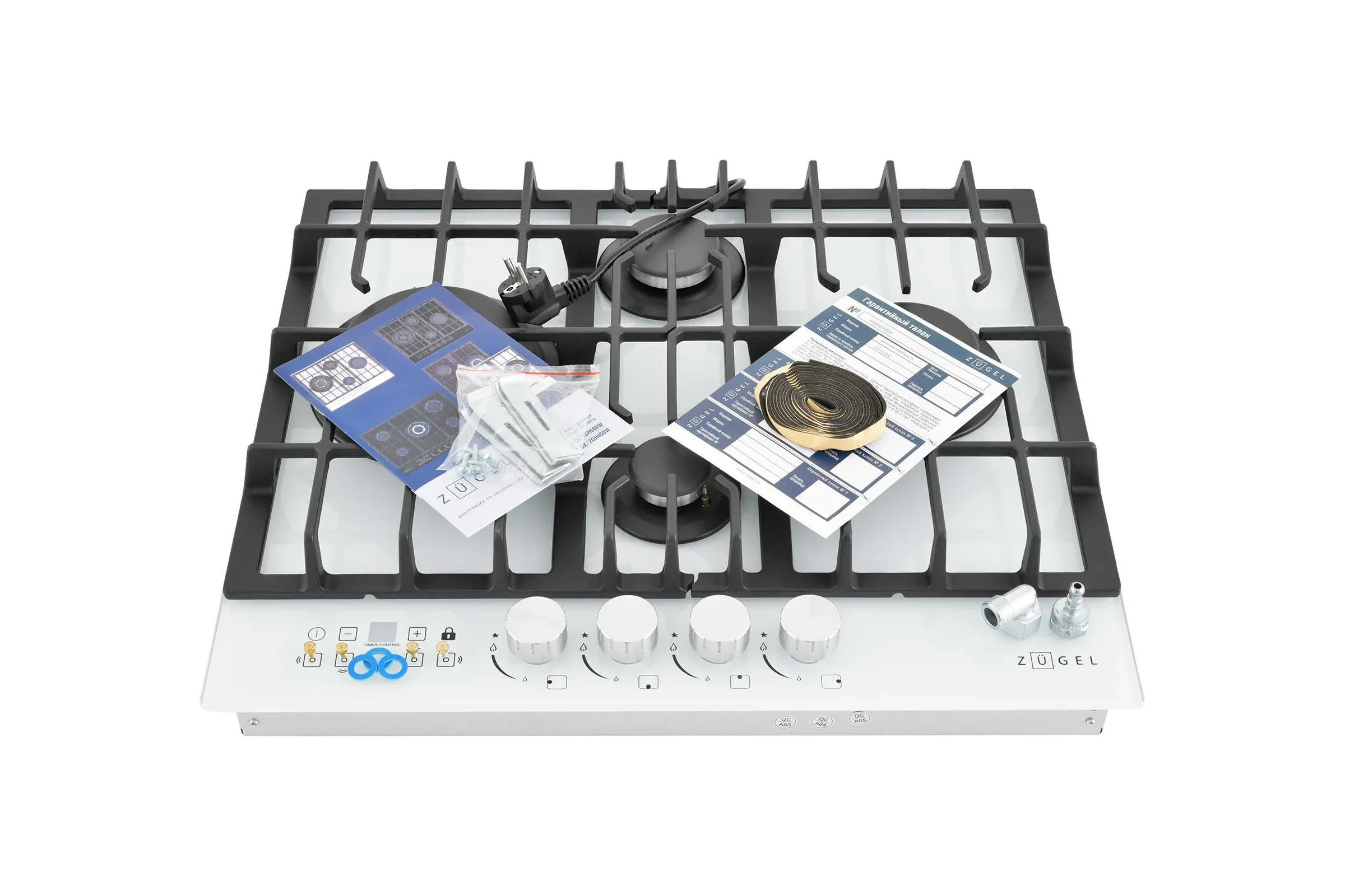 Газовая варочная панель Zugel ZGH600W