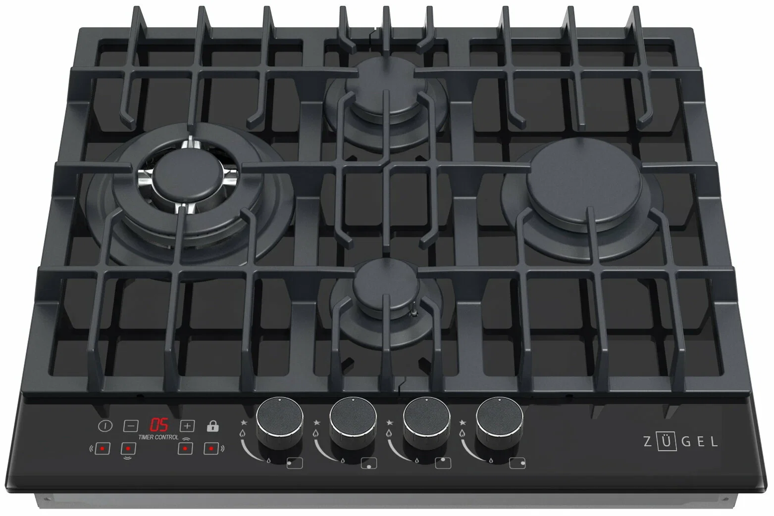 Газовая варочная панель Zugel ZGH600X