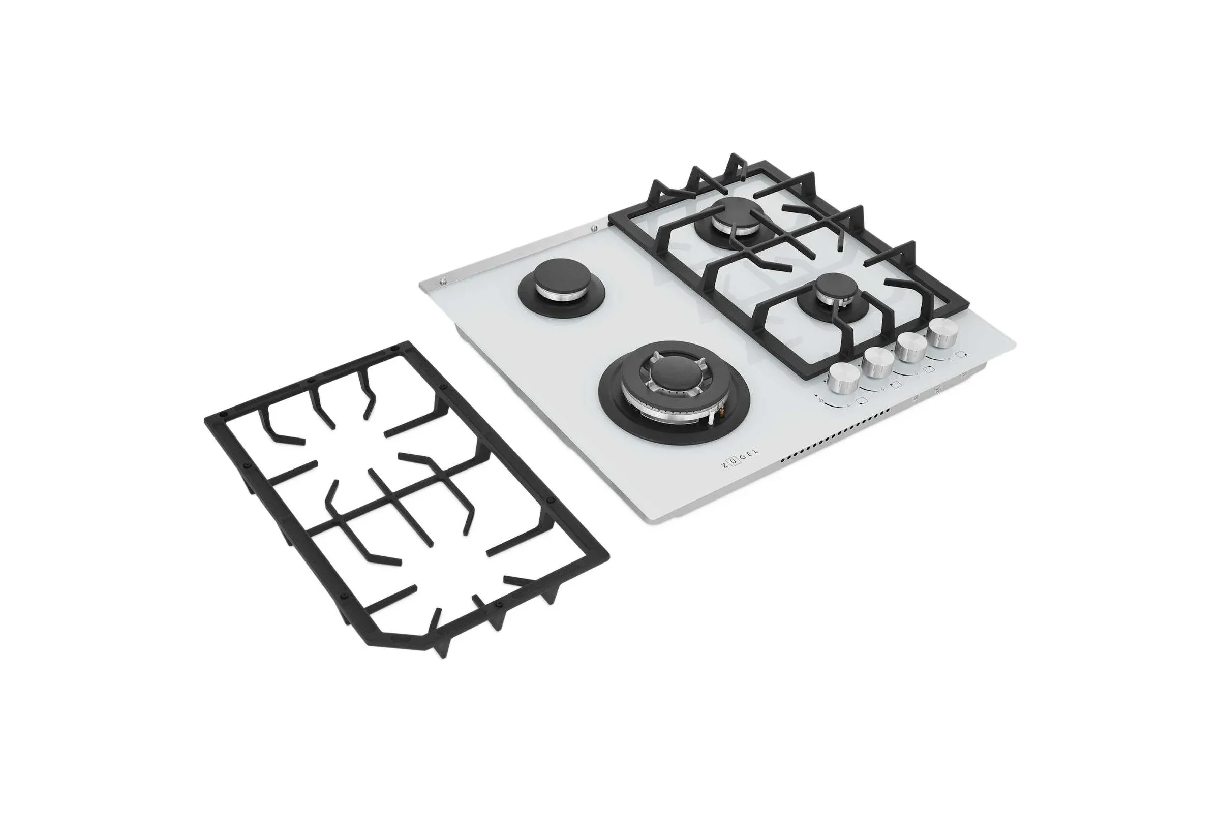 Газовая варочная панель Zugel ZGH601W, белая