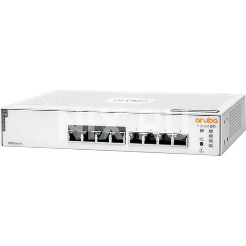 Коммутатор HPE JL811A HPE Aruba Instant On 1830 8G Web-managed 4p Class4 PoE 65W fanless Switch