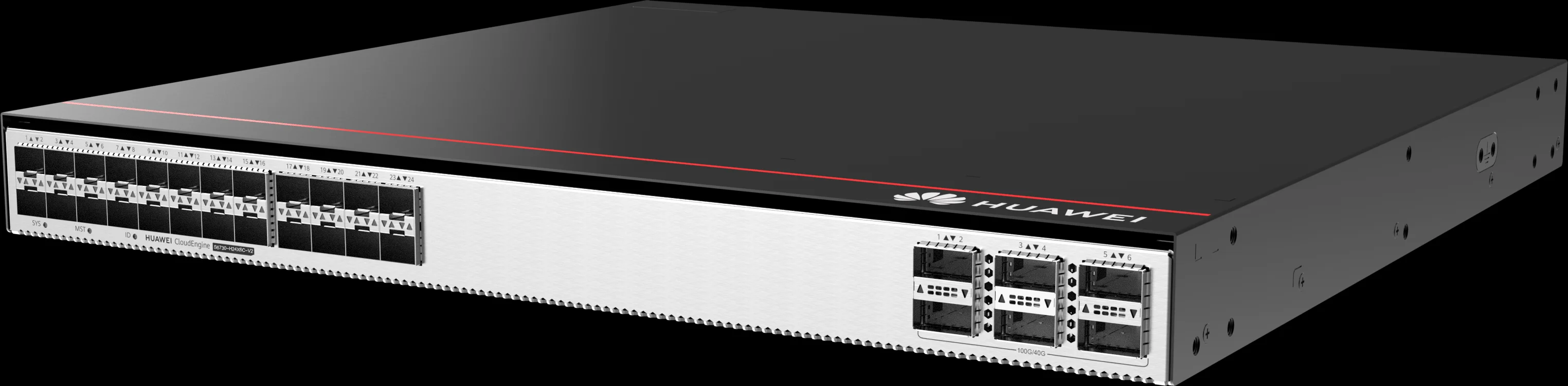 Коммутатор Huawei 24SFP+ 6QSFP+ S6730-H24X6C
