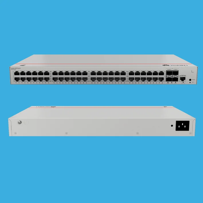 Коммутатор Huawei eKit S220-48P4S (L2, 48*10/100/1000BASE-T ports(380W PoE+), 4*GE SFP ports, built-in AC power)