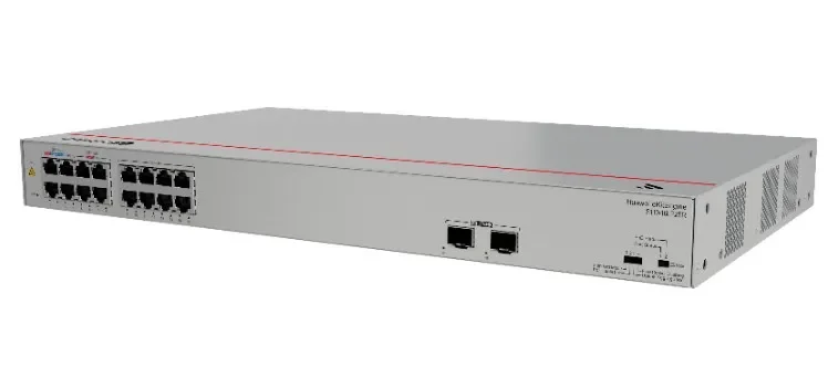 Коммутатор Huawei S110-16LP2SR (16*10/100/1000BASE-T ports, 2*GE SFP ports, PoE+, AC power)