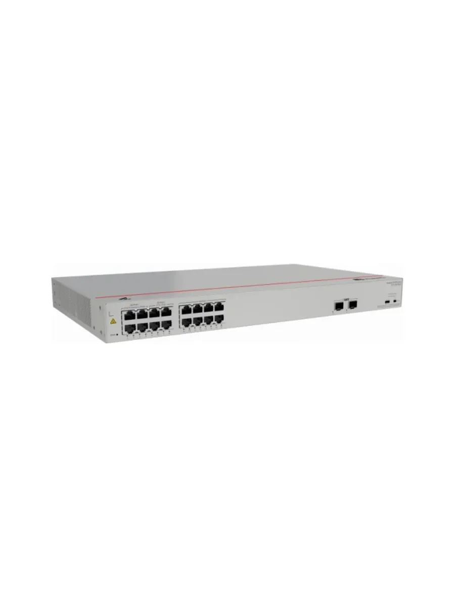 Коммутатор Huawei S110-16T2S (16*10/100/1000BASE-T ports, 2*GE SFP ports, built-in AC power, fanless)