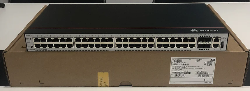 Коммутатор HUAWEI S220-24T4X (L2, 24*10/100/1000BASE-T ports, 4*10GE SFP+ ports, built-in AC power)