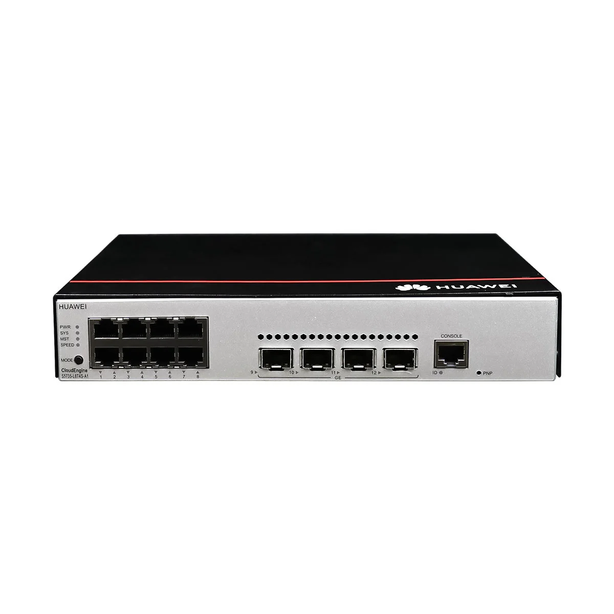Коммутатор Huawei S220S-8T2X (L2, 8*10/100/1000BASE-T ports, 2*10GE SFP+ ports, built-in AC power, Fanless)